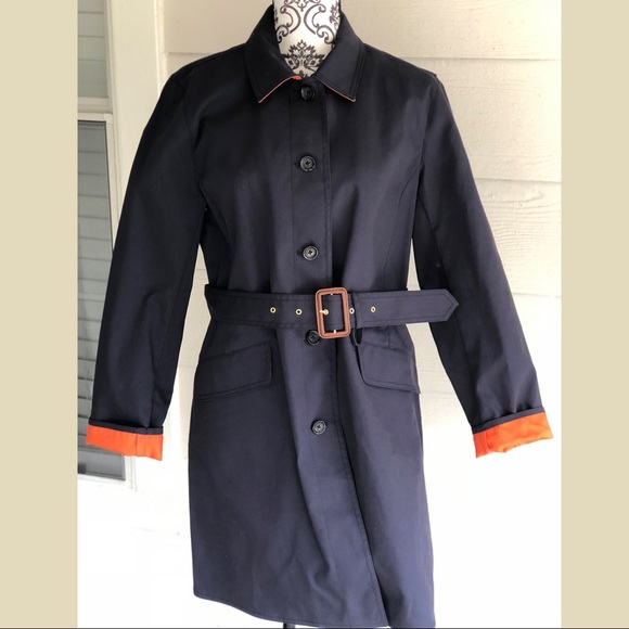 MICHAEL Michael Kors Jackets & Blazers - Michael Kors Navy Blue orange jacket size Large